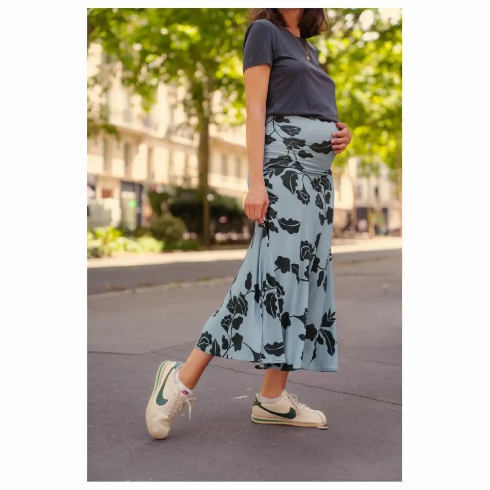Jupe de Grossesse Mira Tokyo | Bleu