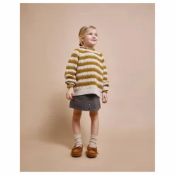 Jupe Denim Coton Bio | Denim gris