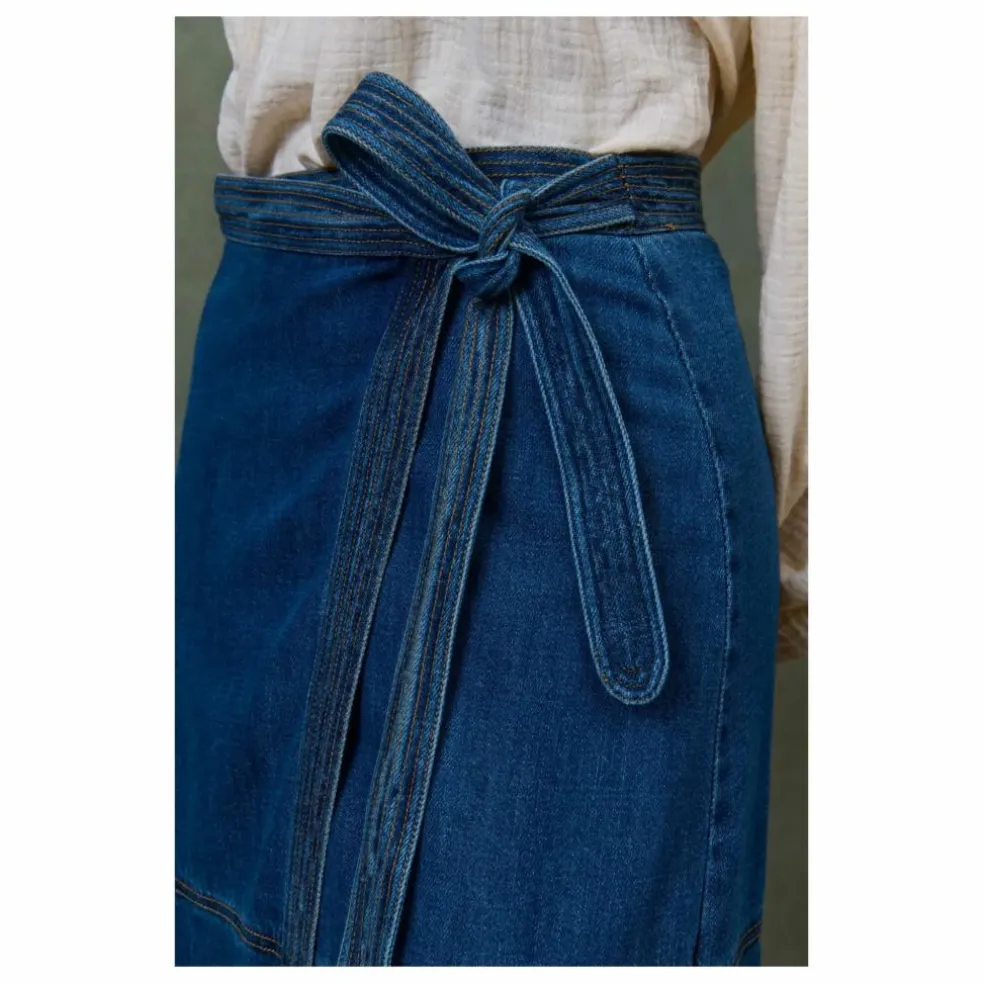 Jupe Emna Denim - Collection Femme | Bleu