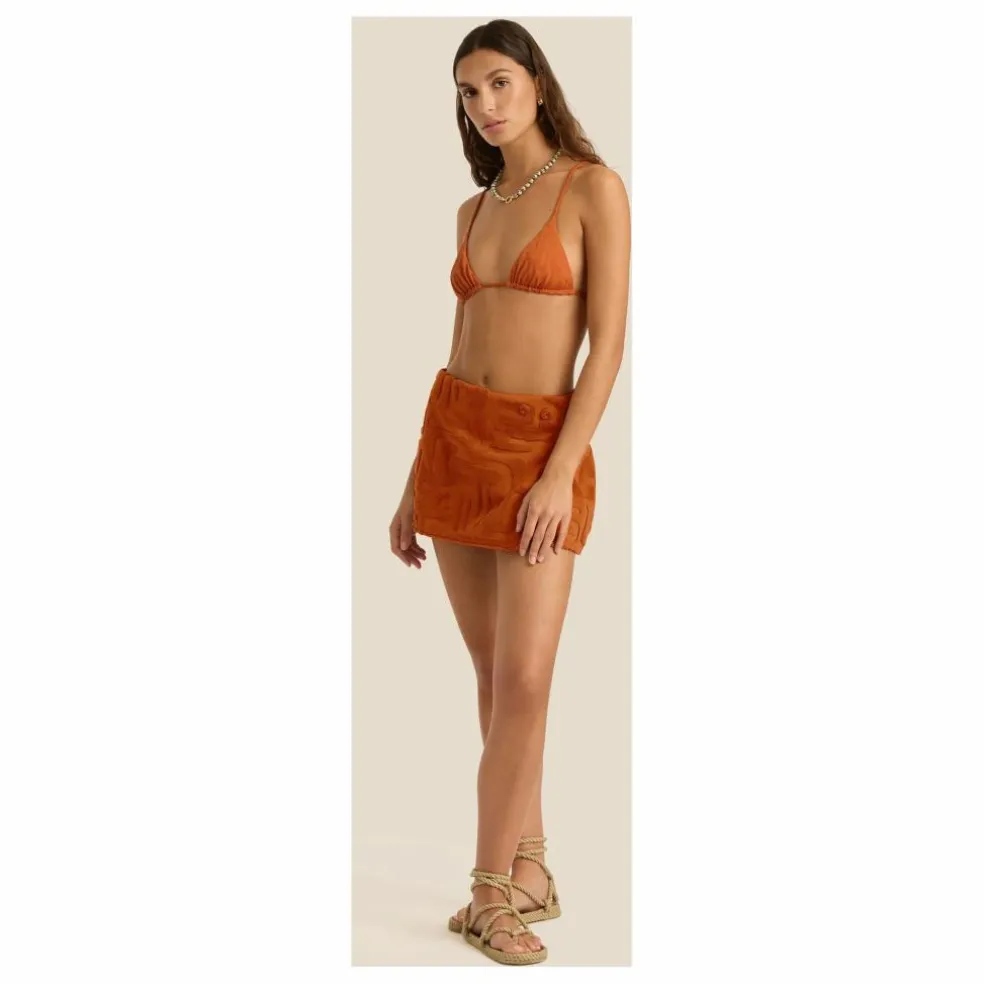 Jupe Eponge | Terracotta