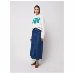Jupe Flare Denim - Collection Femme | Bleu
