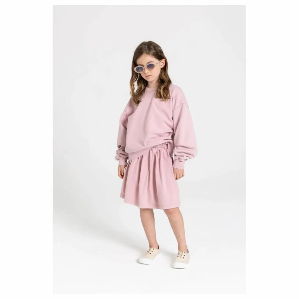 Jupe Flow Jersey Coton Bio | Vieux Rose