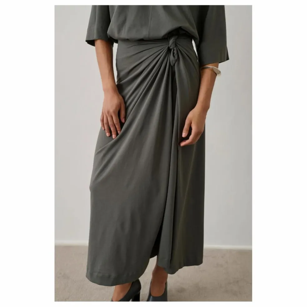Jupe Goa Coton | Gris ardoise