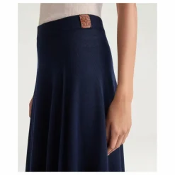 Jupe Isla Laine Mérinos | Bleu nuit