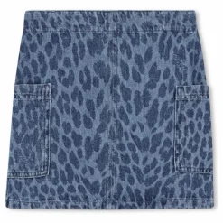 Jupe Jean Léopard | Denim