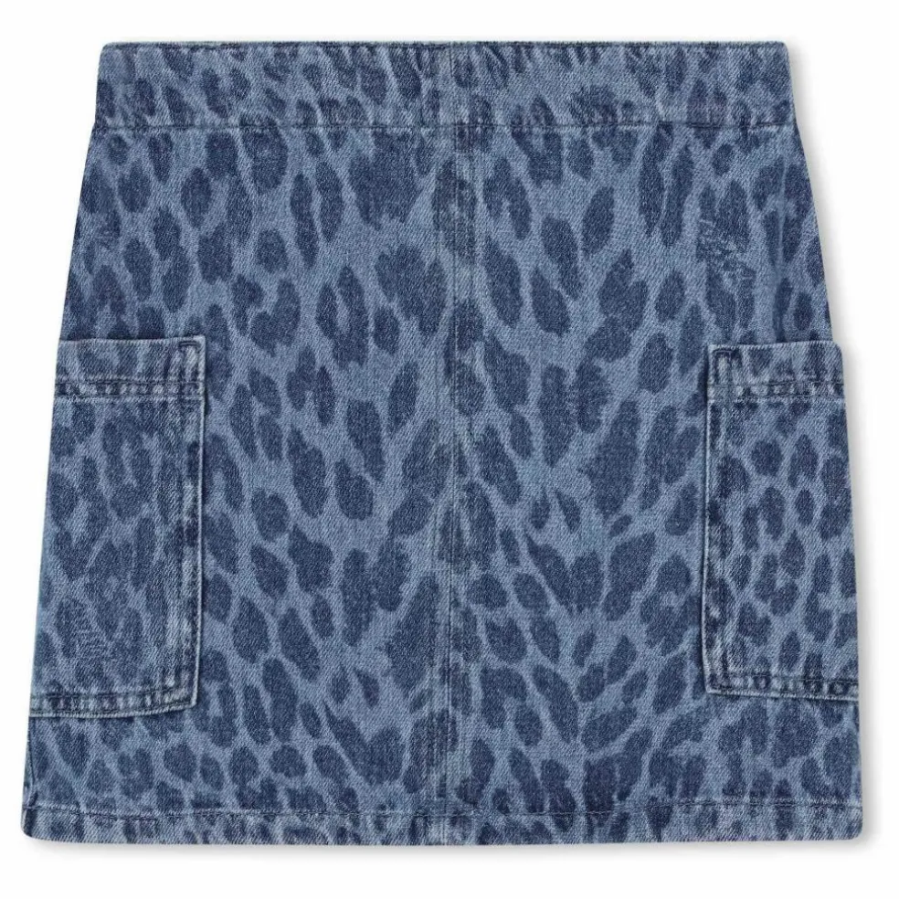 Jupe Jean Léopard | Denim