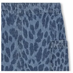 Jupe Jean Léopard | Denim