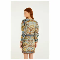 Jupe Mosaic Garden | Bleu