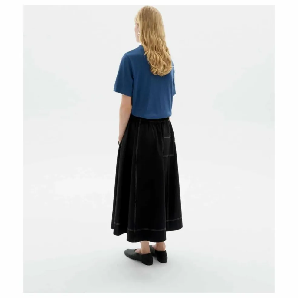 Jupe Olatz Coton Bio | Noir