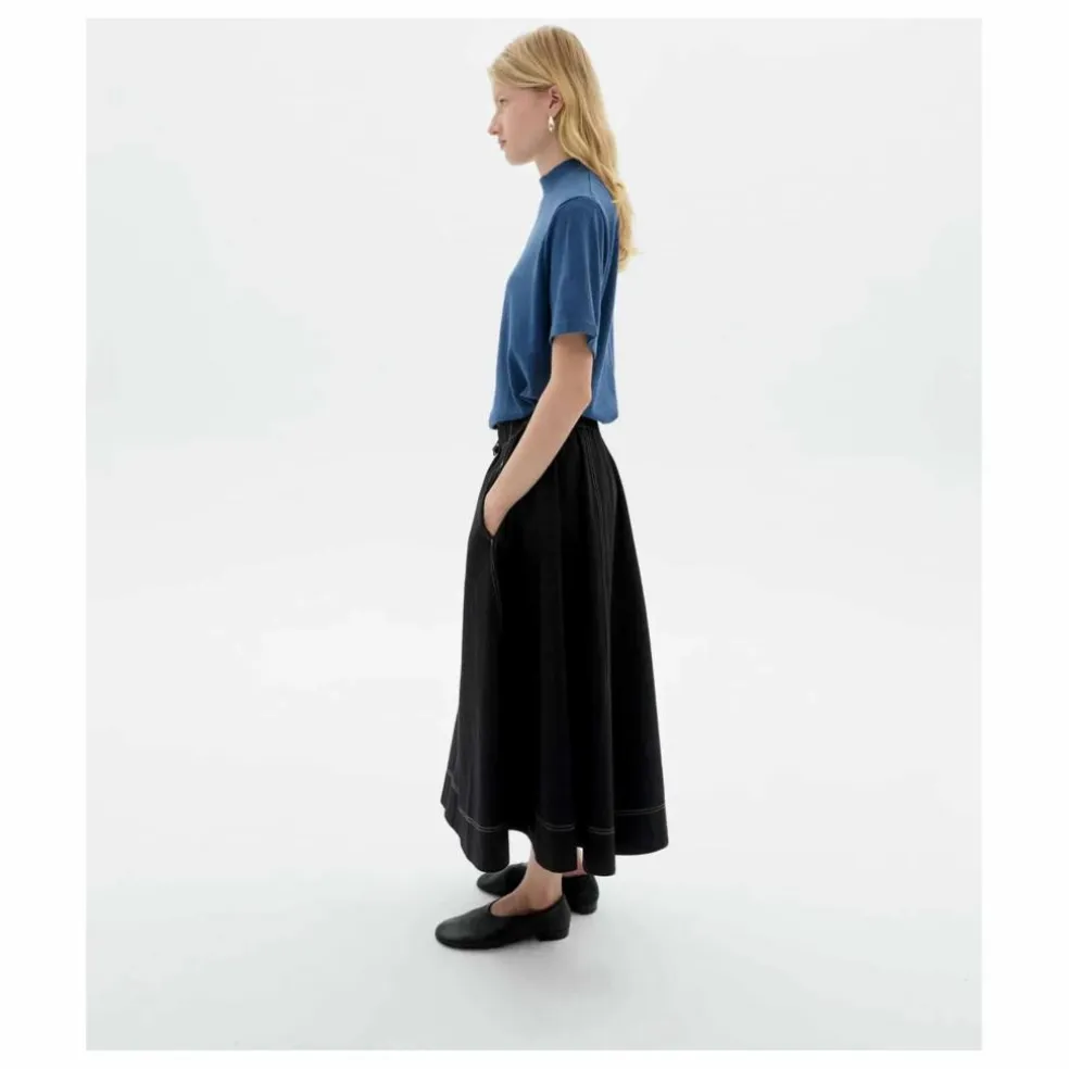 Jupe Olatz Coton Bio | Noir