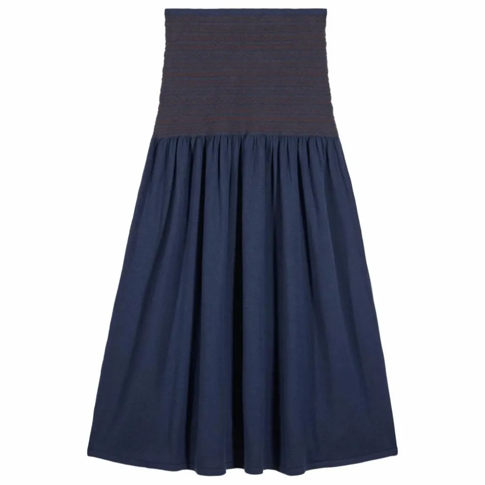 Jupe Owl Knit | Bleu marine