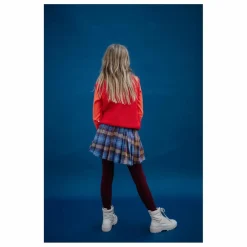 Jupe Plissée Carreaux | Bleu