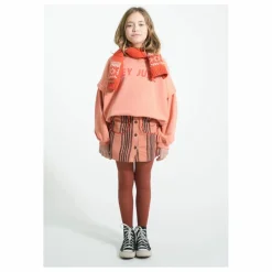 Jupe Rayée Coton Bio | Rose