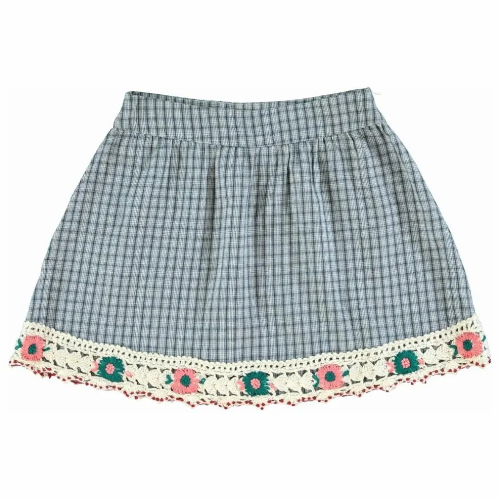 Jupe Rhea Coton Bio | Bleu