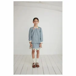 Jupe Rhea Coton Bio | Bleu