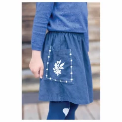 Jupe Ruche | Bleu marine