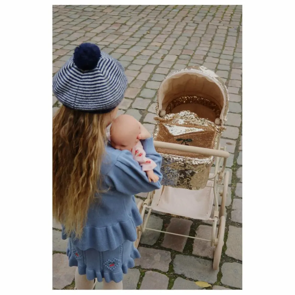 Jupe Soleil Maille Coton Bio | Bleu