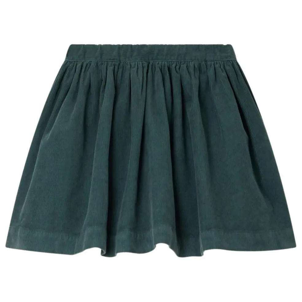 Jupe Suzon Velours Coton Bio | Vert foncé
