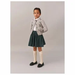 Jupe Suzon Velours Coton Bio | Vert foncé