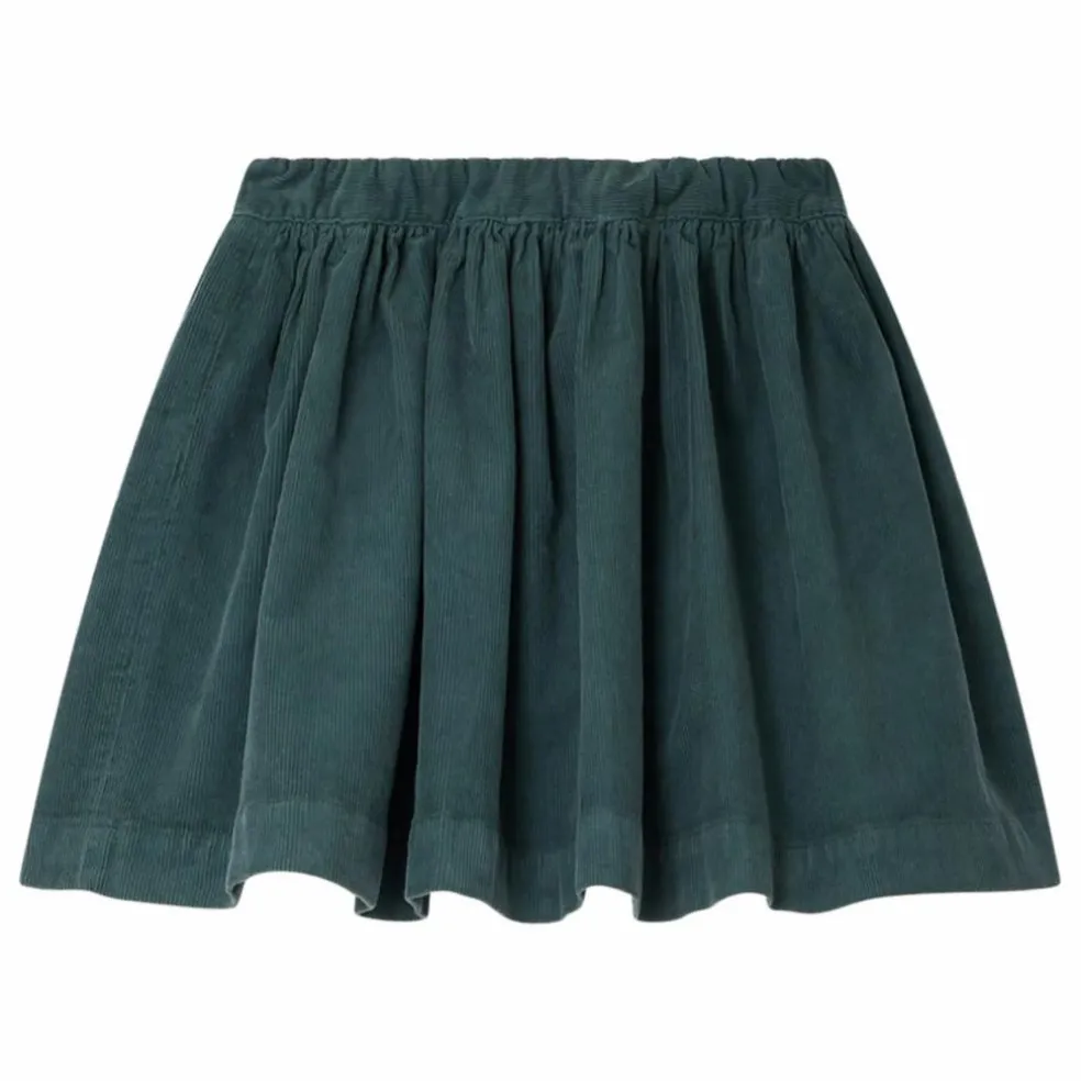 Jupe Suzon Velours Coton Bio | Vert foncé