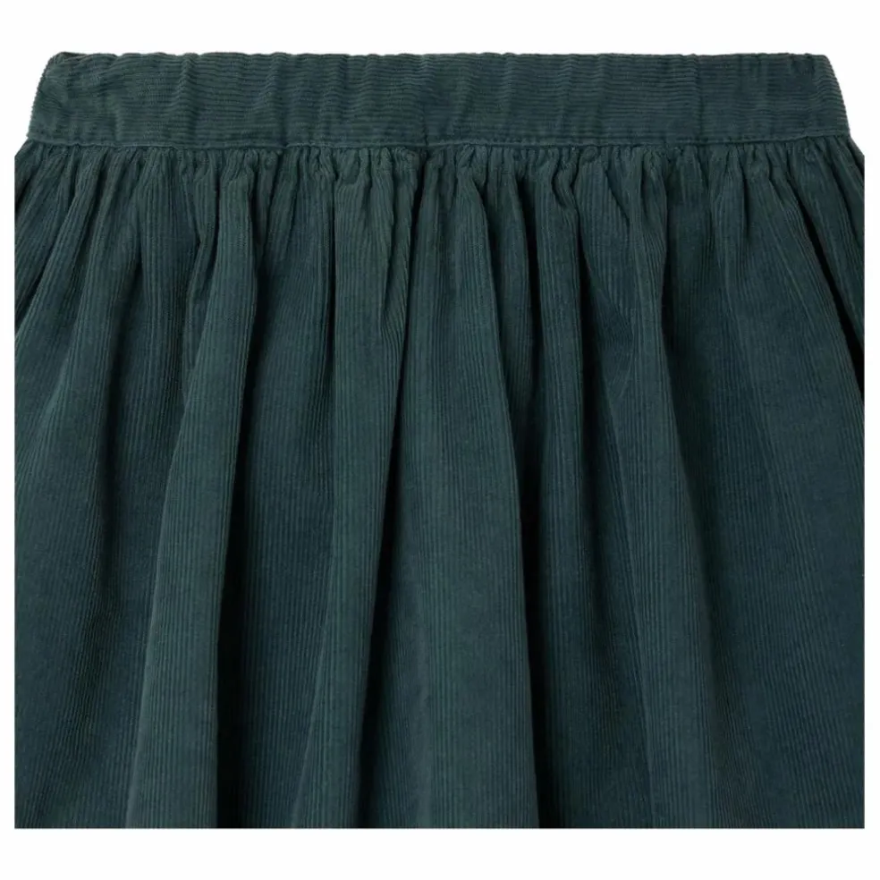 Jupe Suzon Velours Coton Bio | Vert foncé
