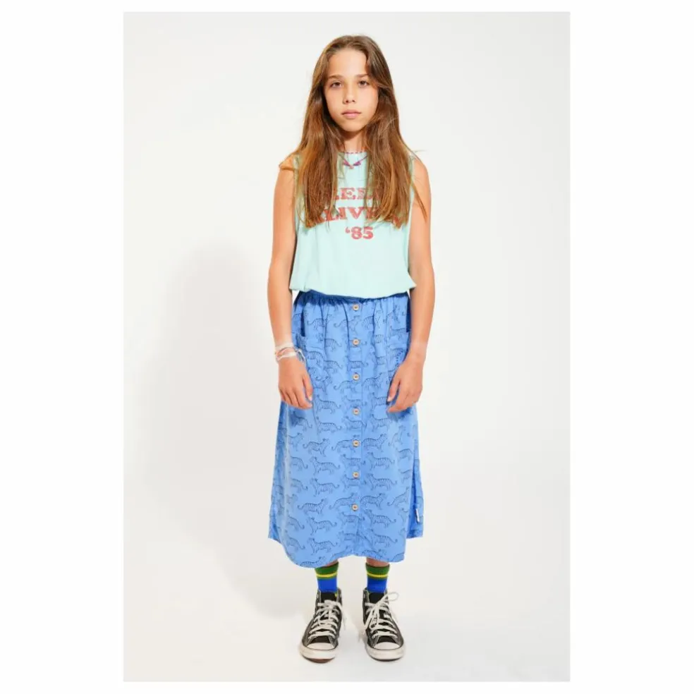 Jupe Tiger Coton Bio | Bleu