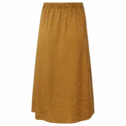 Jupe Volantée Jacquard | Bronze