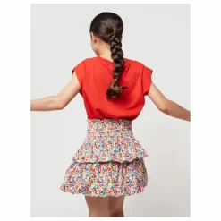 Jupe Volants Confetti | Rose