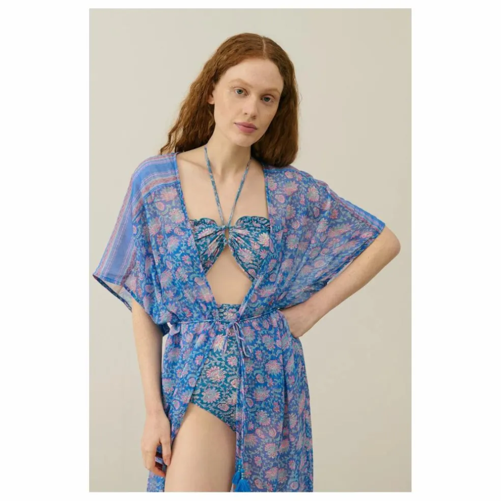 Kimono Chill Coton Bio - Collection Femme | Bleu