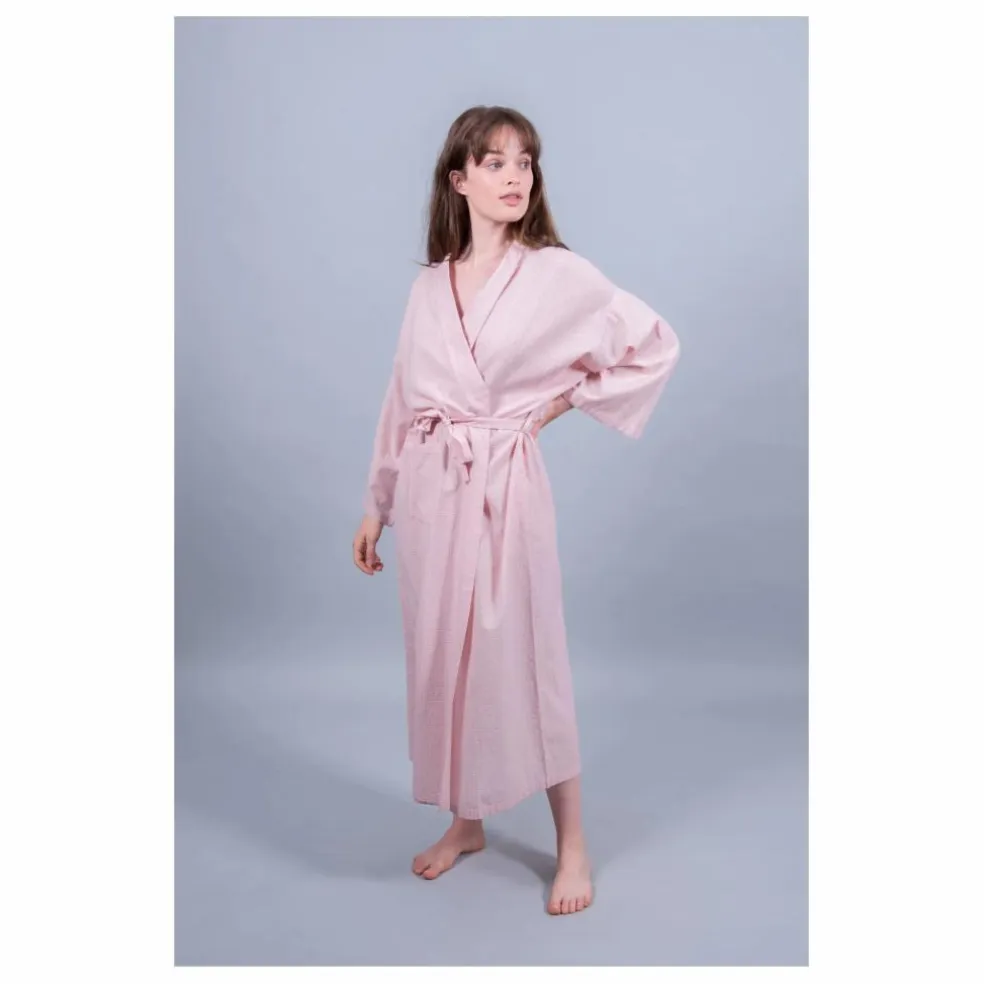 Kimono Grace Carreaux | Rouge