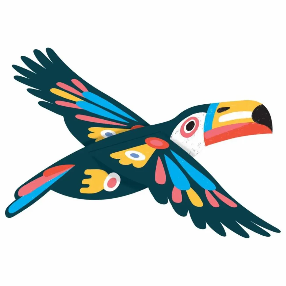 Kit de 6 animaux volants à suspendre