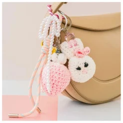 Kit de charms en crochet - Glam Pink