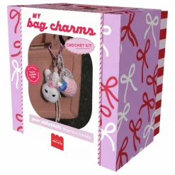 Kit de charms en crochet - Glam Pink