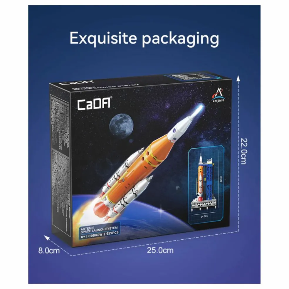Kit de construction - NASA Fusée Artemis SLS - 659 pièces