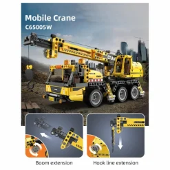 Kit de construction Grue - 658 pièces