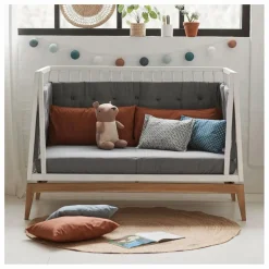 Kit de conversion pour lit bébé évolutif Luna 70x140 | Blanc