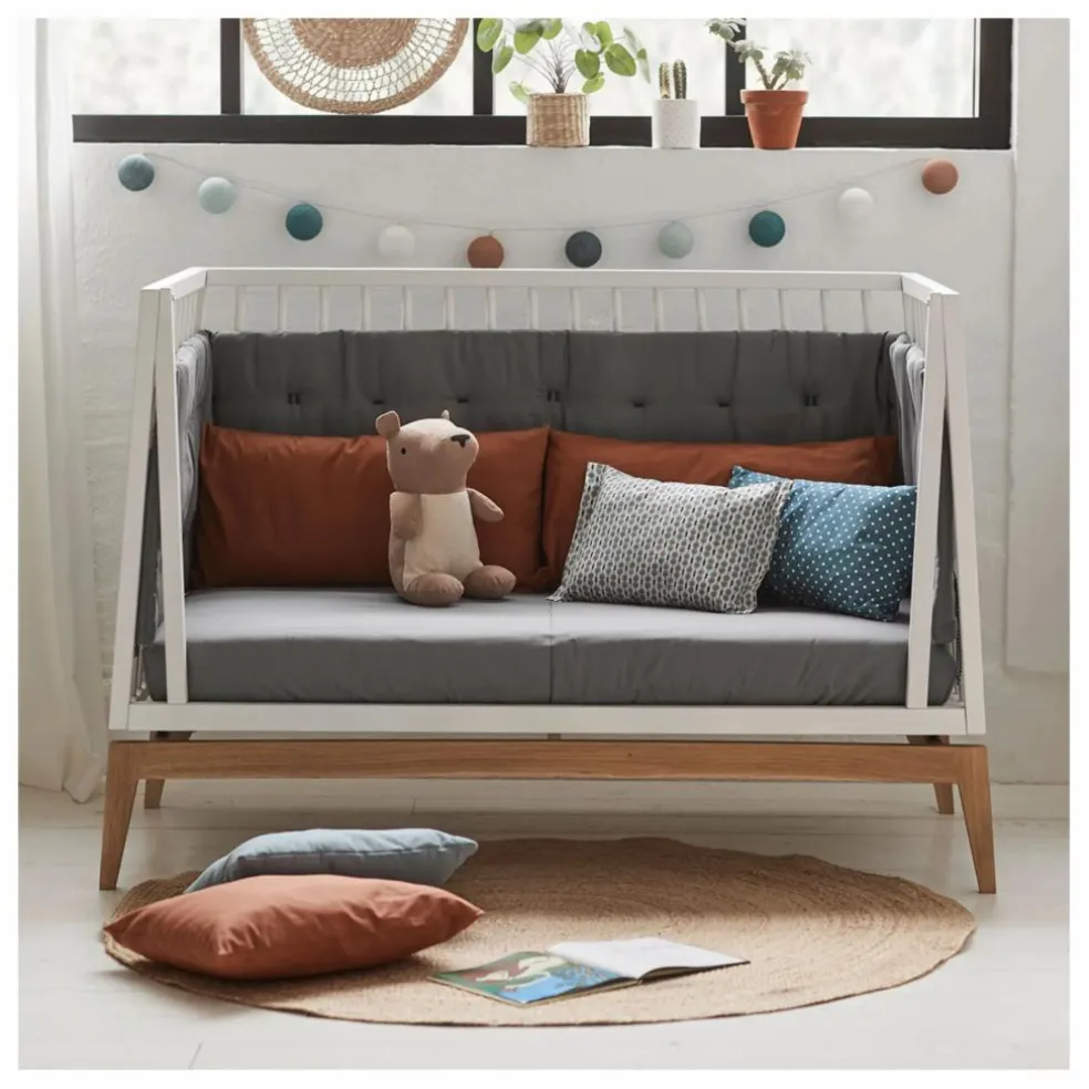 Kit de conversion pour lit bébé évolutif Luna 70x140 | Blanc