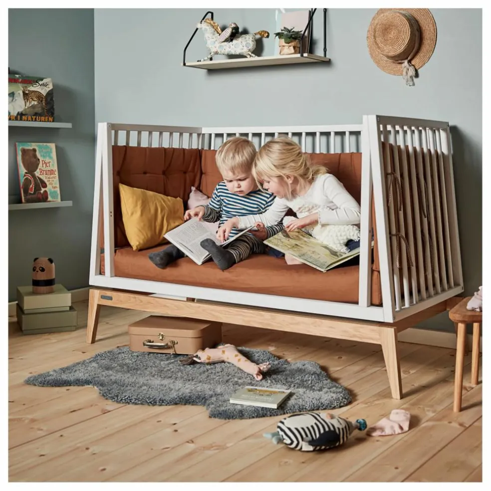 Kit de conversion pour lit bébé évolutif Luna 70x140 | Blanc