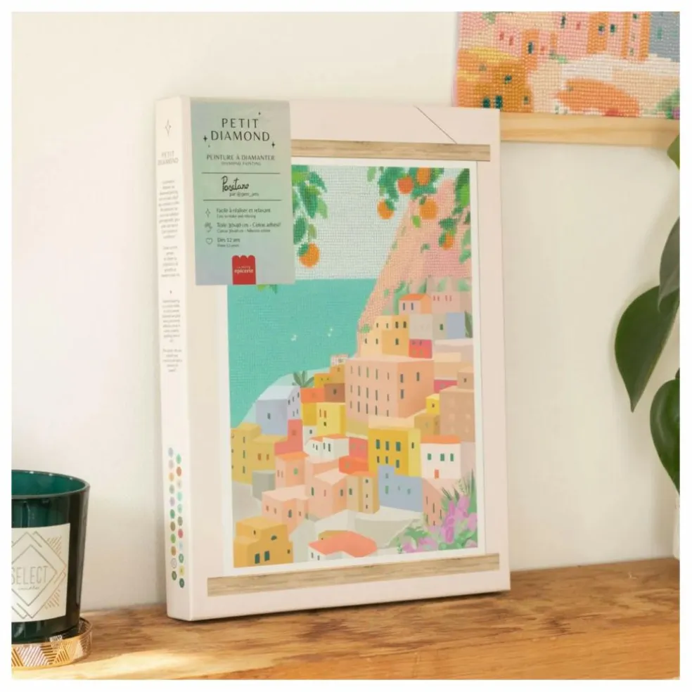 Kit de Diamond painting - Positano par Petra Lidze