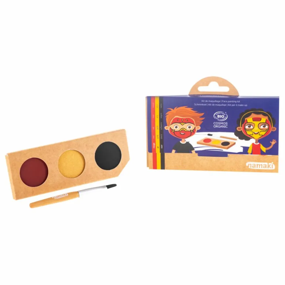 Kit de maquillage 3 fards Ninja & Super-Héros | Rouge