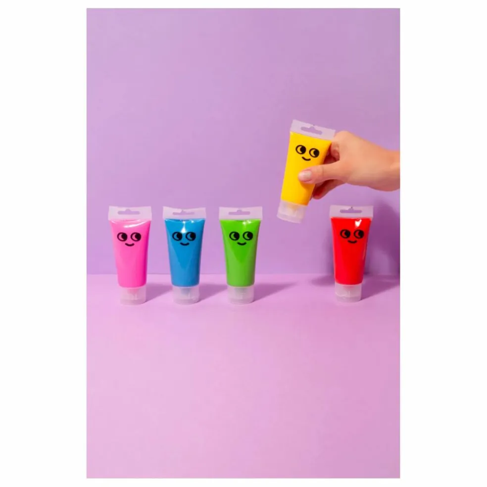 Kit de peinture à doigts - 5 tubes