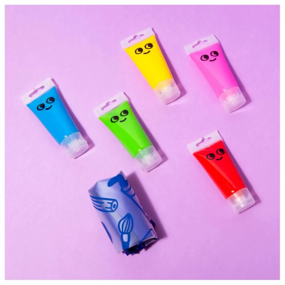 Kit de peinture à doigts - 5 tubes