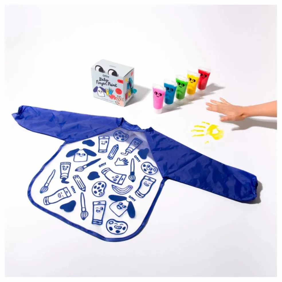 Kit de peinture à doigts - 5 tubes