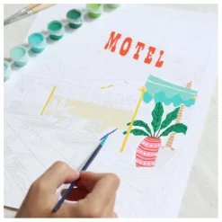 Kit de peinture au numéro - The Motel Pool
