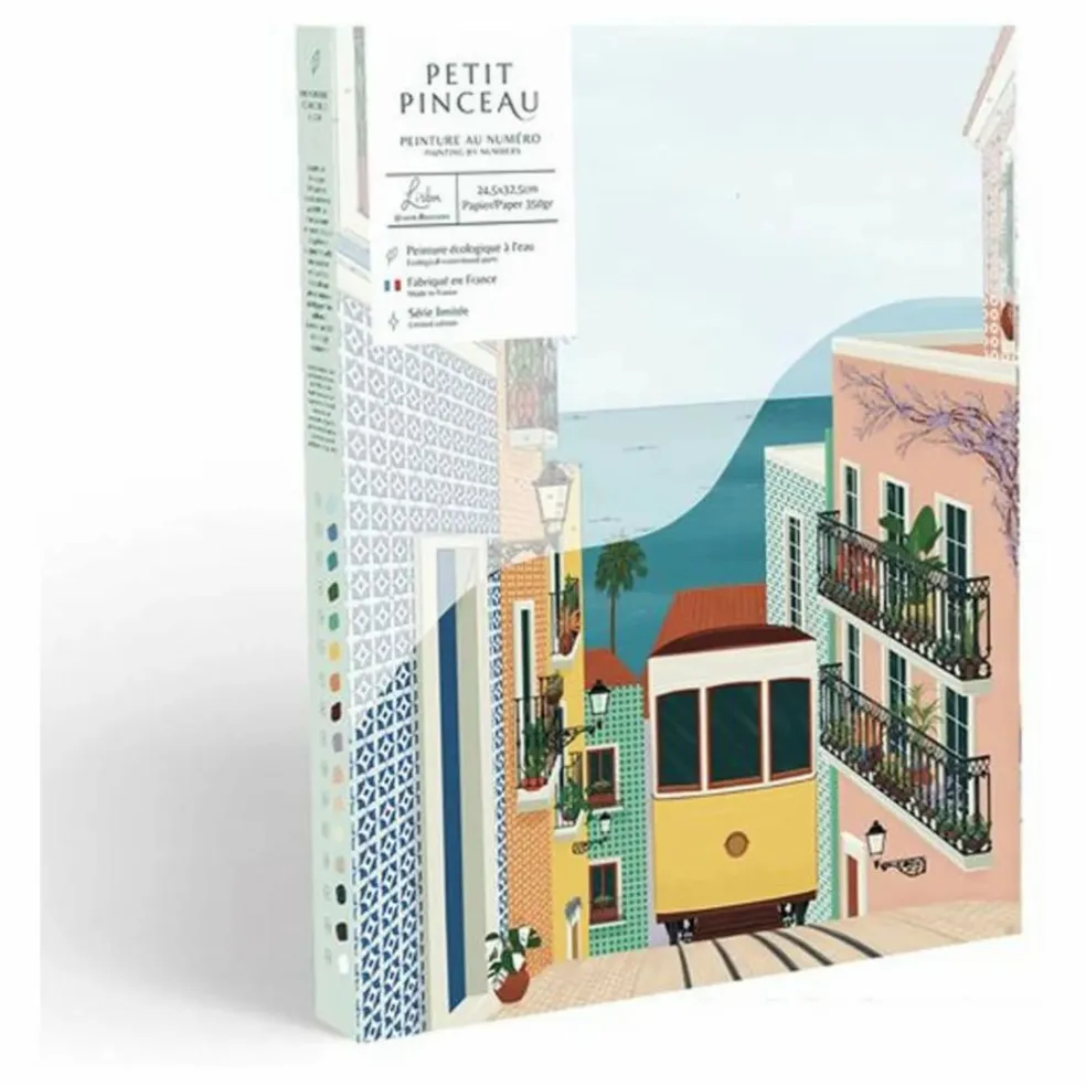 Kit de peinture au numéro - Lisbon Tram par Vero Illustrates