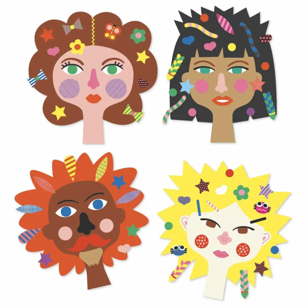 Kit de stickers Coiffeur