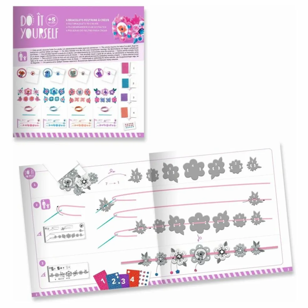 Kit DIY - Bracelets en feutrine à créer