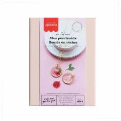 Kit DIY - Mes pendentifs fleuris en résine