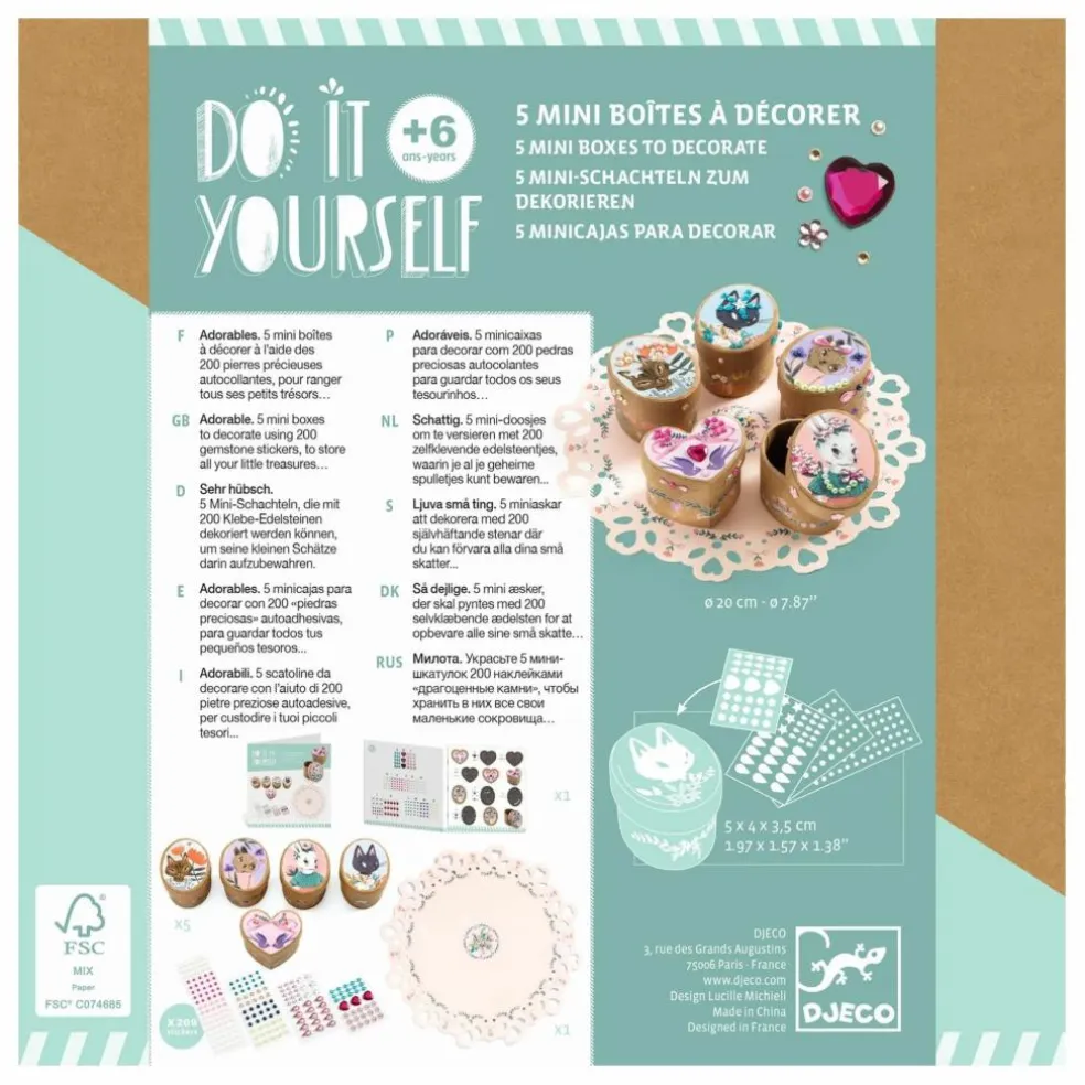 Kit DIY - Mini-boîtes à créer