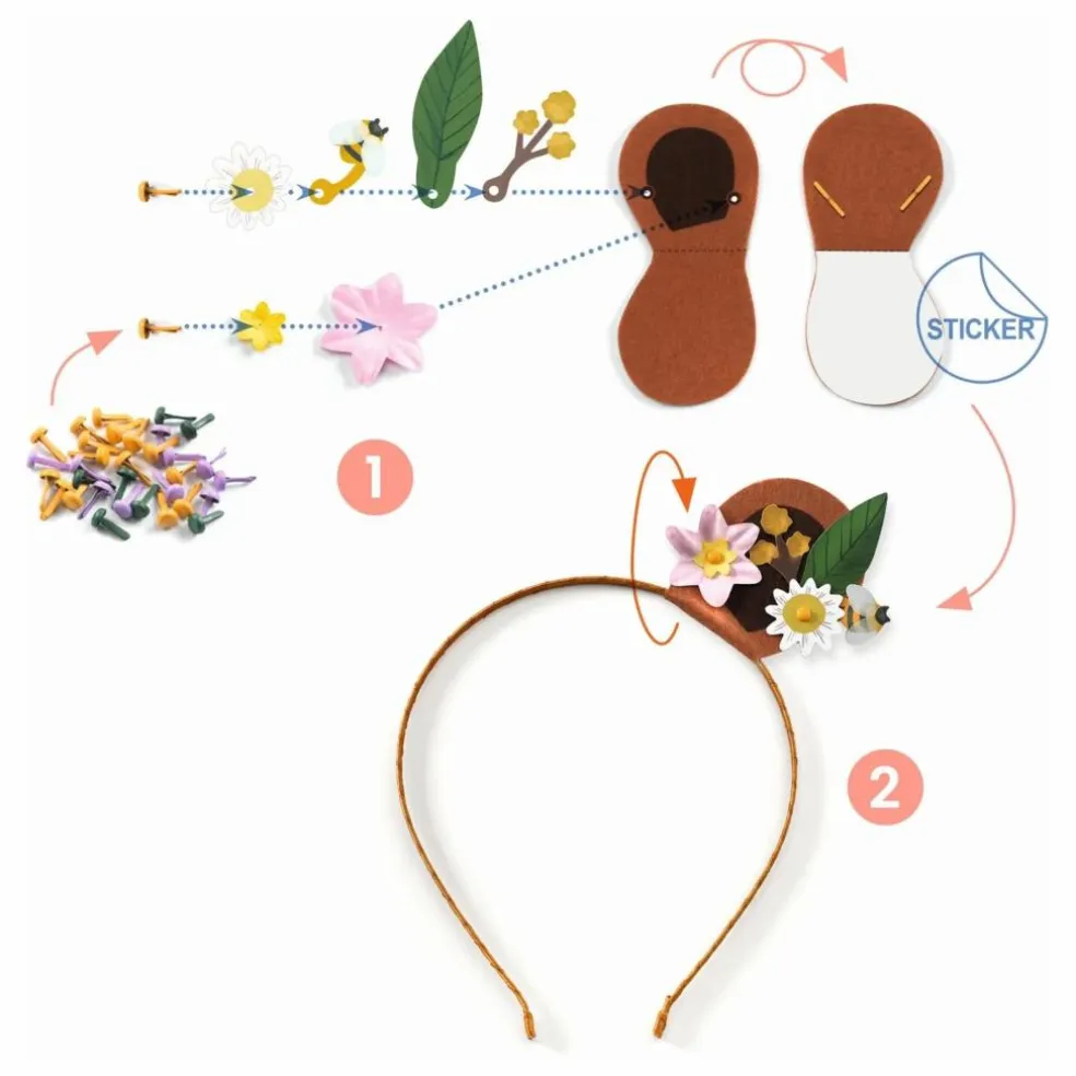 Kit DIY - Serres-têtes à créer